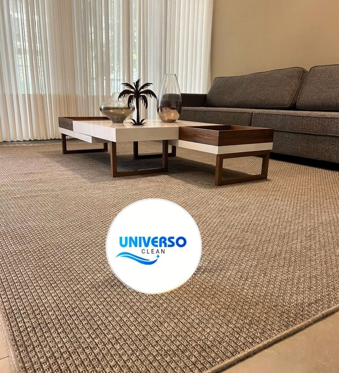 Lavagem profissional de tapete pela Universo Clean